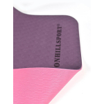 Коврик для йоги TPE 183 х 61 х 0,6 см.2-х слойный Onhill